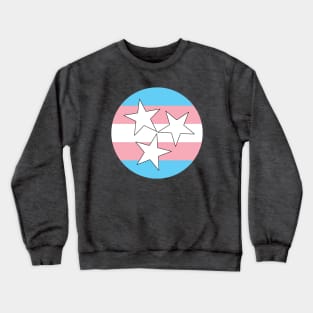 Tennessee Trans Pride Flag Shirt, TN Flag, LGBT, LGBTQIA, Rainbow, Pansexual, Asexual, Pride flag, Gay, Lesbian, Transgender, Queer, Nashville, Memphis, Chattanooga Crewneck Sweatshirt